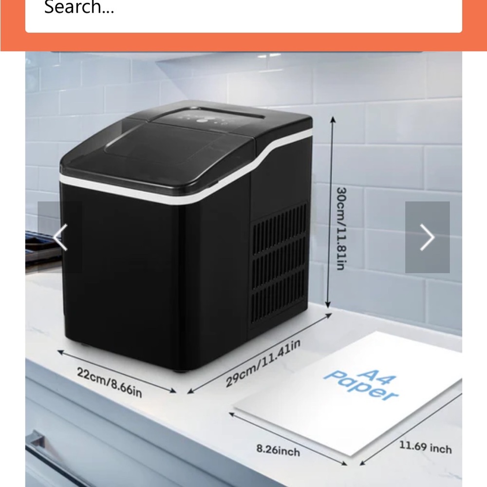 Countertop Ice Maker with LED Display - Picture 3 of 4
